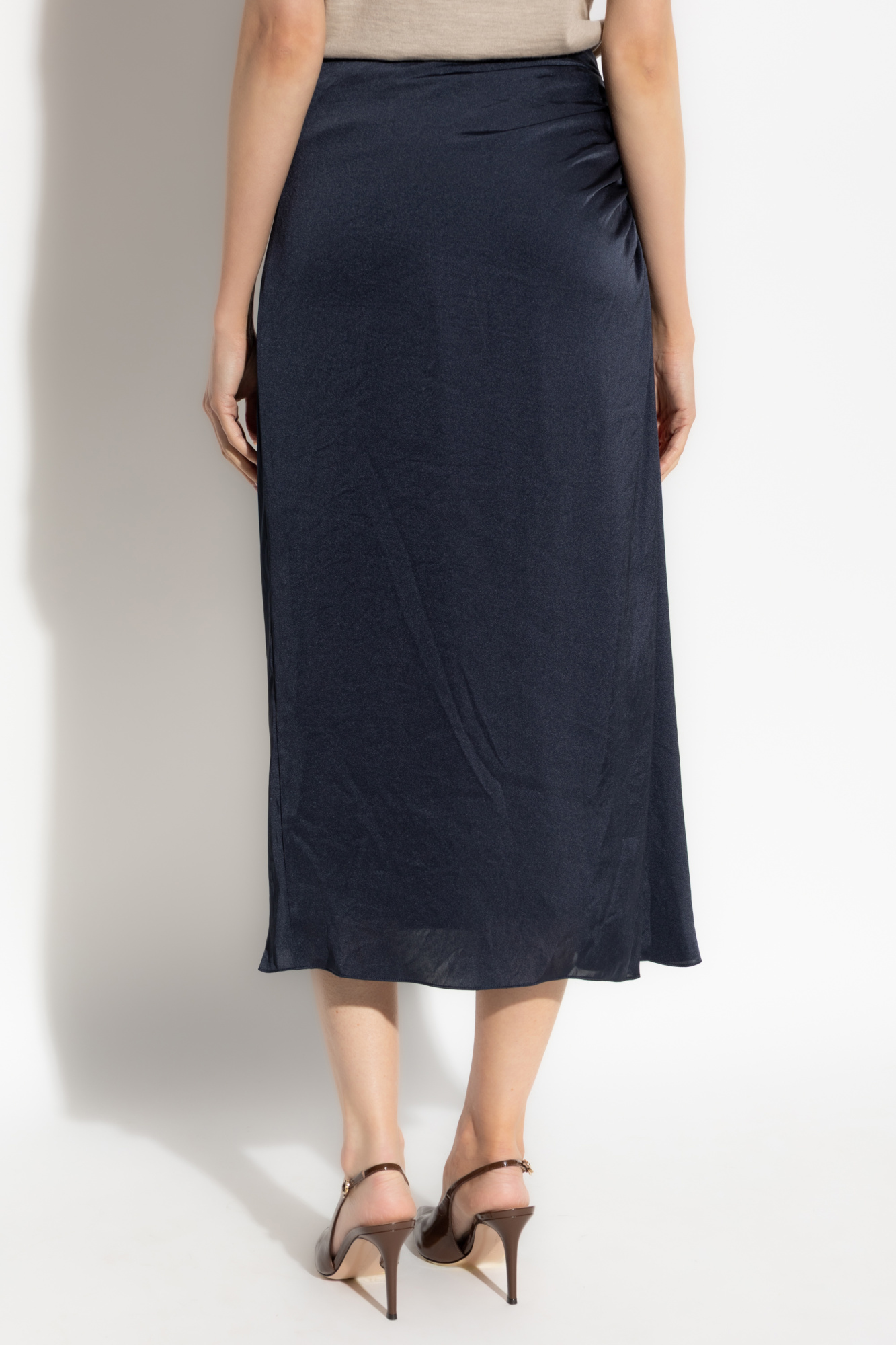 スカート THEORY Woman Skirt Blue O0801304 G4K Theory Skirt with satin finish | Women's Clothing | Vitkac